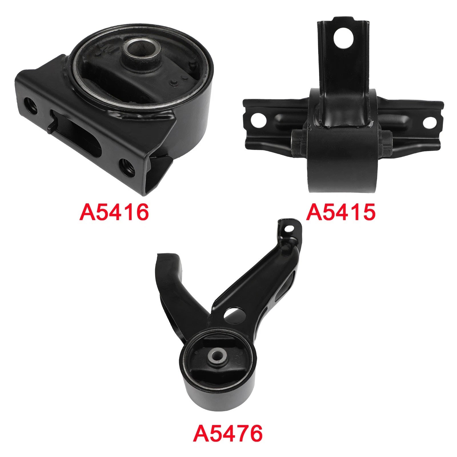 3X Engine Motor Mount for Dodge Caliber (2007–2008) L4 2.4L AWD