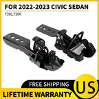 2Pcs Hood Hinges 60120T20A00ZZ for Honda Civic (2022–2023)
