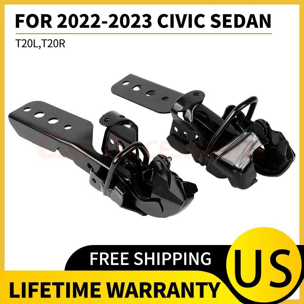 2Pcs Hood Hinges 60120T20A00ZZ for Honda Civic (2022–2023)