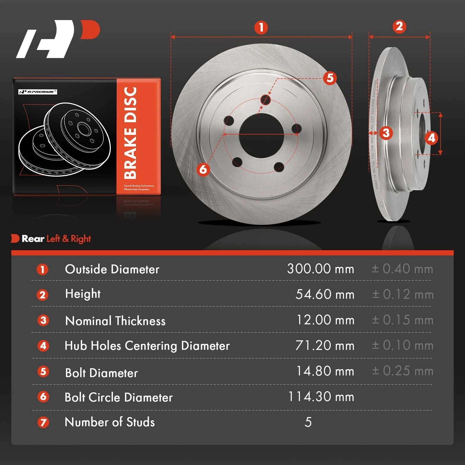 Rear Disc Brake Rotors for Ford Explorer Sport Trac (2003–2005)