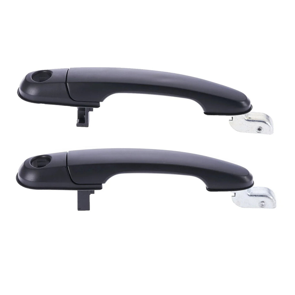 4 x Front Rear Outer Door Handles Black for Hyundai Tucson (2004–2010)