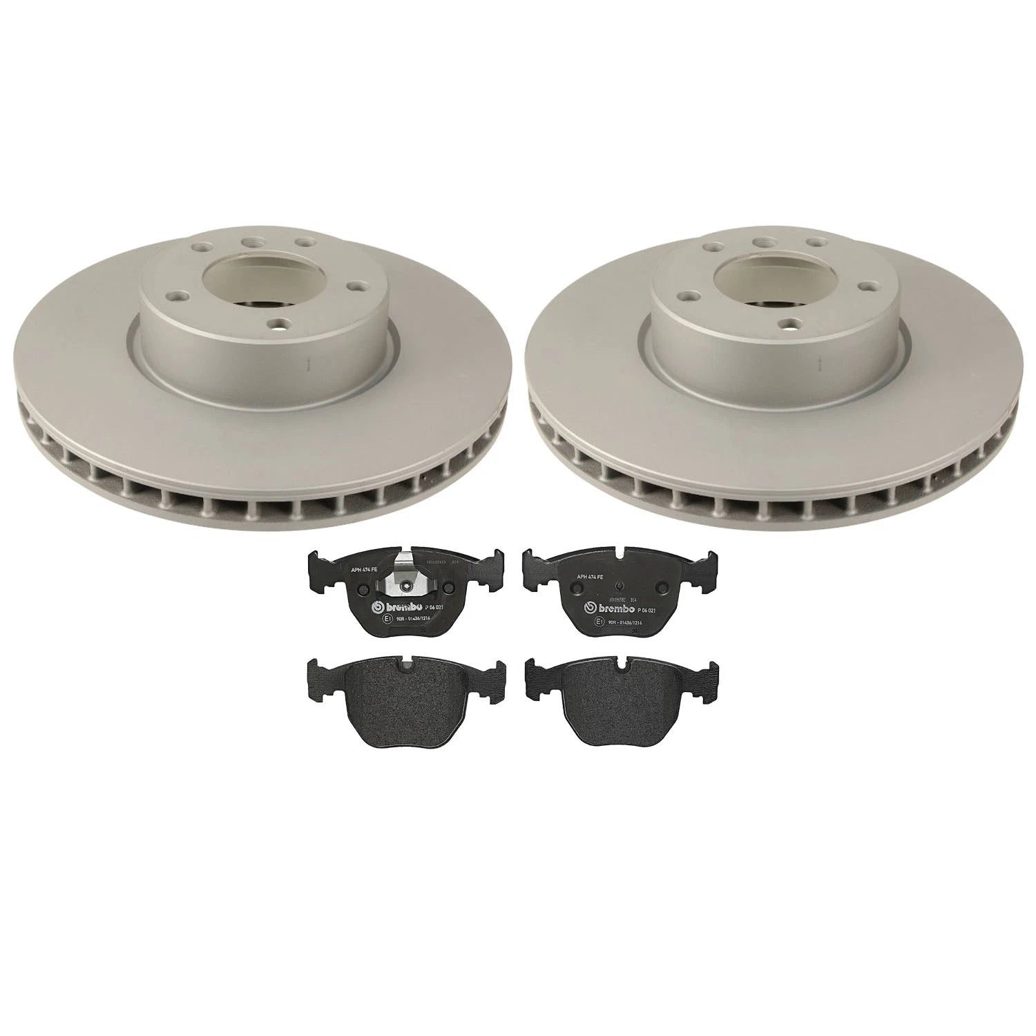 Front Brake Kit 324mm Rotors & Brembo Pads for BMW E39 530i 540i (1997–2003)