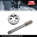 Gunsmithing Tap and Die Set for 22LR 223 5.56 9mm (1/2"-28)