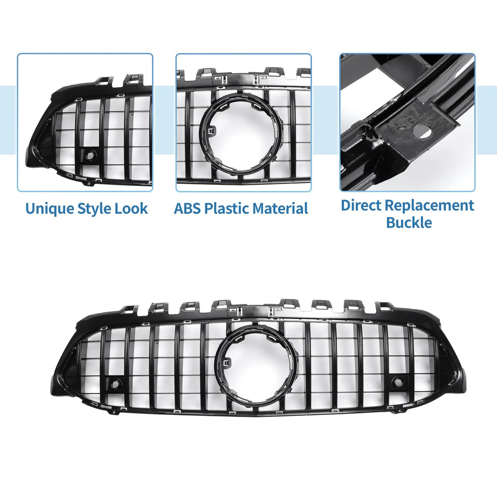 Front Upper Bumper Grille for Mercedes-Benz (without Hole)