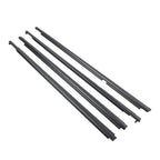 4X Outer Door Belt Moulding for Toyota Land Cruiser 200 Series (2008–2015) Black