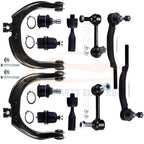 12pc Front Upper Control Arm Kit for Chevy Trailblazer GMC Envoy (2002–2009)
