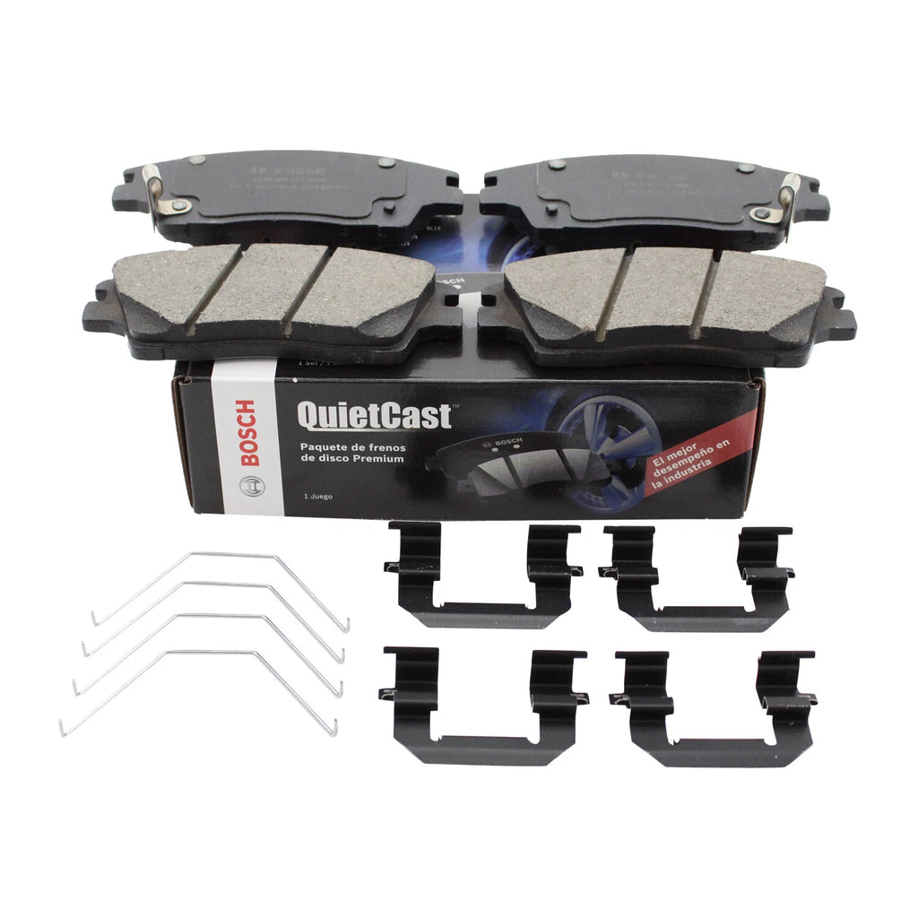 Bosch QuietCast Front Ceramic Brake Pads for Hyundai Elantra Tucson Kia Sportage (2011–2023)