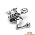7'' Chrome Headlight Visor Skull Ornament for Harley Road King