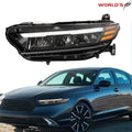 LED Headlight with DRL Signal for Honda Accord (2023–2024) Black Left Side