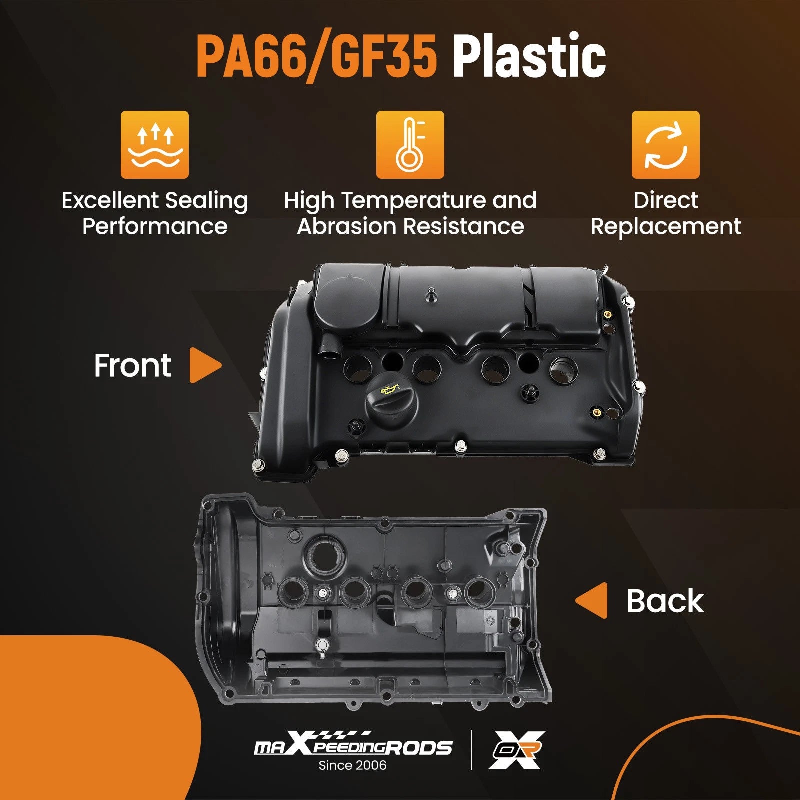 Engine Valve Cover w/ Gasket for BMW F21 F20 118i 120i (2012–2016)