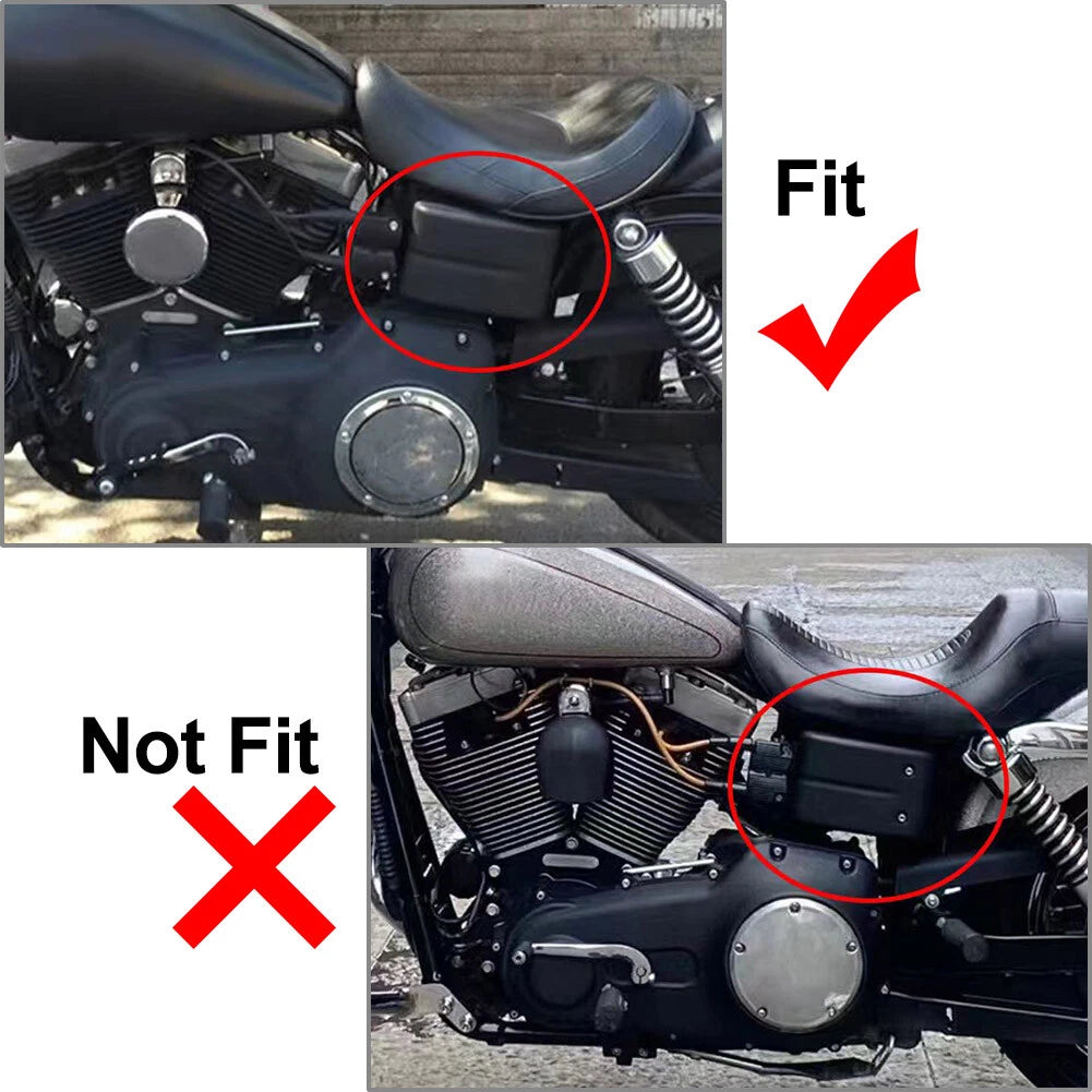 Battery Side Cover for Harley Dyna Fat Bob Street Bob Super Wide Glide (2006–2017)
