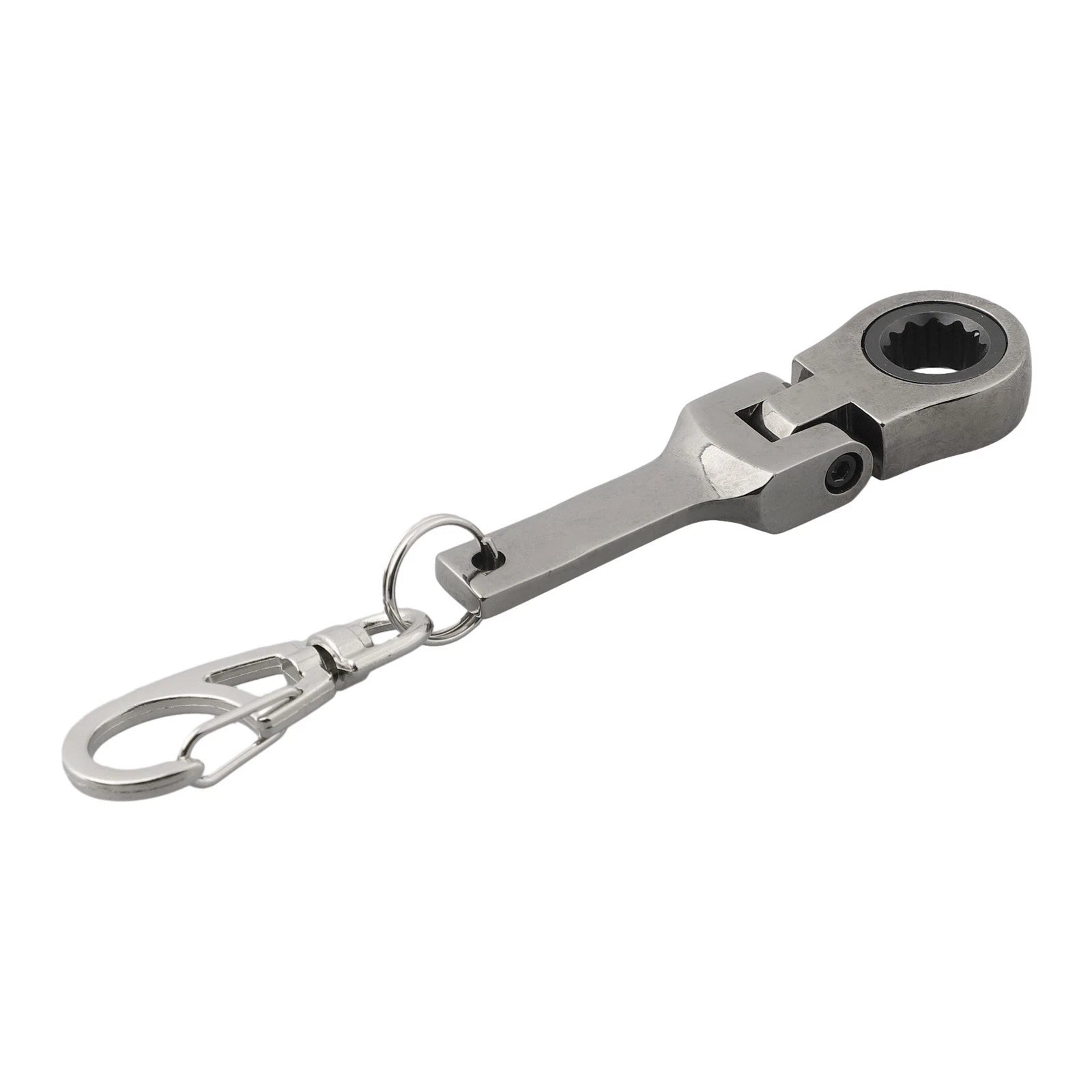 180 Degree Rotatable Ratchet Spanner Keychain Wrench
