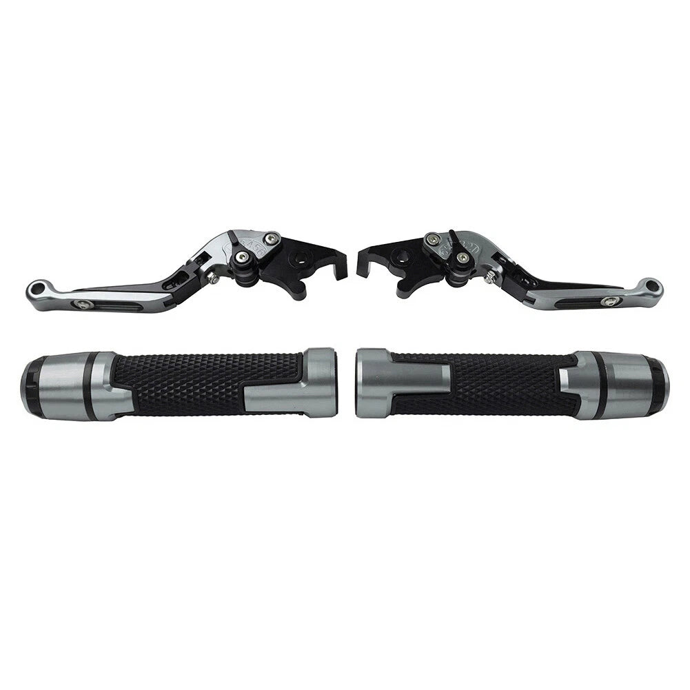 Brake Clutch Lever Handlebar Grip Set for Kawasaki Z1000 ZX6R (2003–2023)
