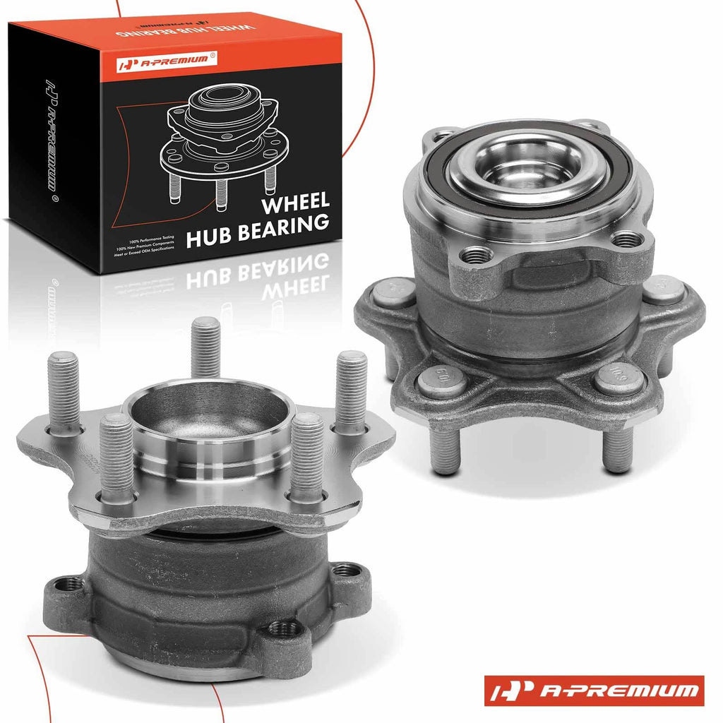 2X Rear Wheel Hub & Bearing Assembly for Nissan Murano (2003–2007) FWD