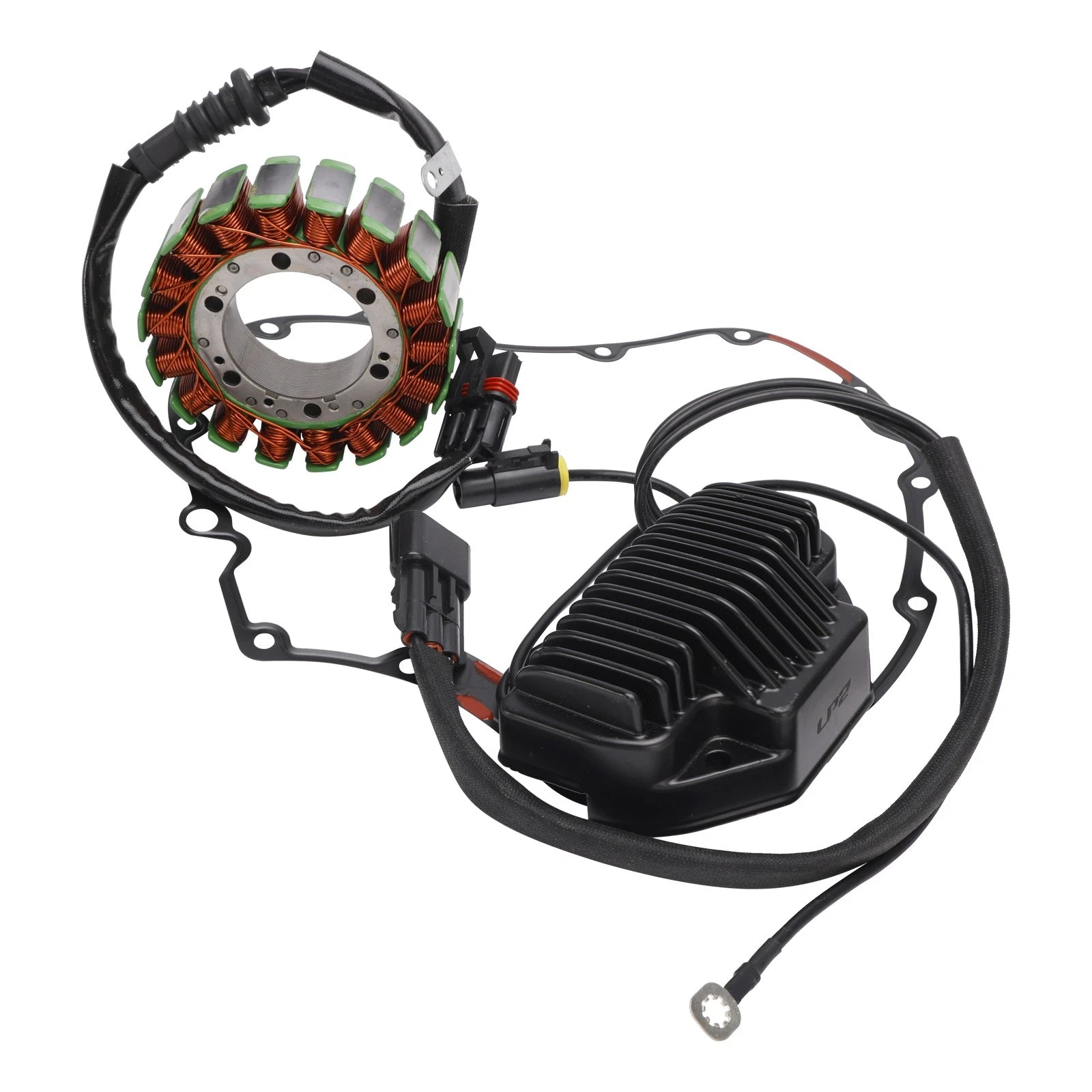 Generator Stator Regulator Rectifier & Gasket for Harley VRSC VRSCA V-Rod (2004–2007)