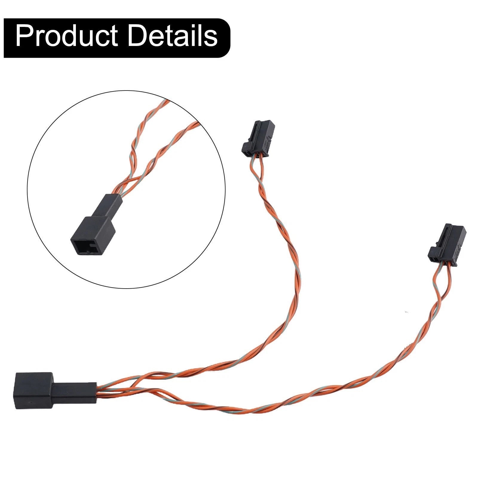 Car Speaker Adapter Y Splitter Harness for Universal Vehicles (15cm)