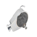 Chrome Saginaw Power Steering Pump with 2 Groove Keyway Pulley for Chevy GM