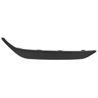 Replacement Black Gloss/Painted Front Passenger Side Lower Bumper Cover Molding