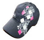 Ladies Charcoal Paisley Hat for Peterbilt Trucks (Semi Diesel)