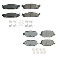Set of 4 Akebono ProACT Ceramic Brake Pads for Ford Explorer
