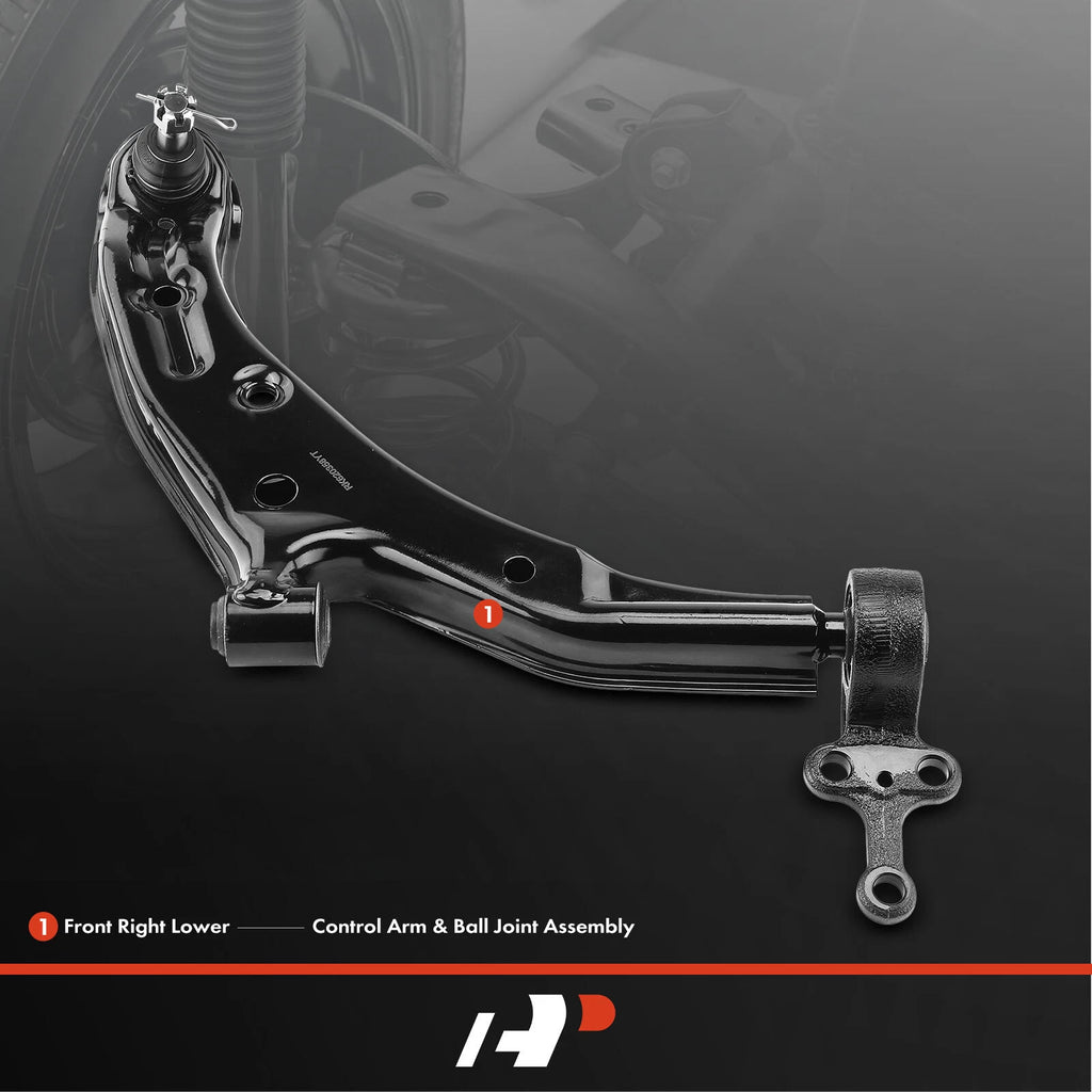 Front Right Lower Control Arm with Ball Joint for Nissan Sentra (2000-2006)