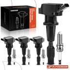 Set of 4 Ignition Coils & 4 Iridium Spark Plugs for Kia Niro Hyundai Ioniq (2017–2022)