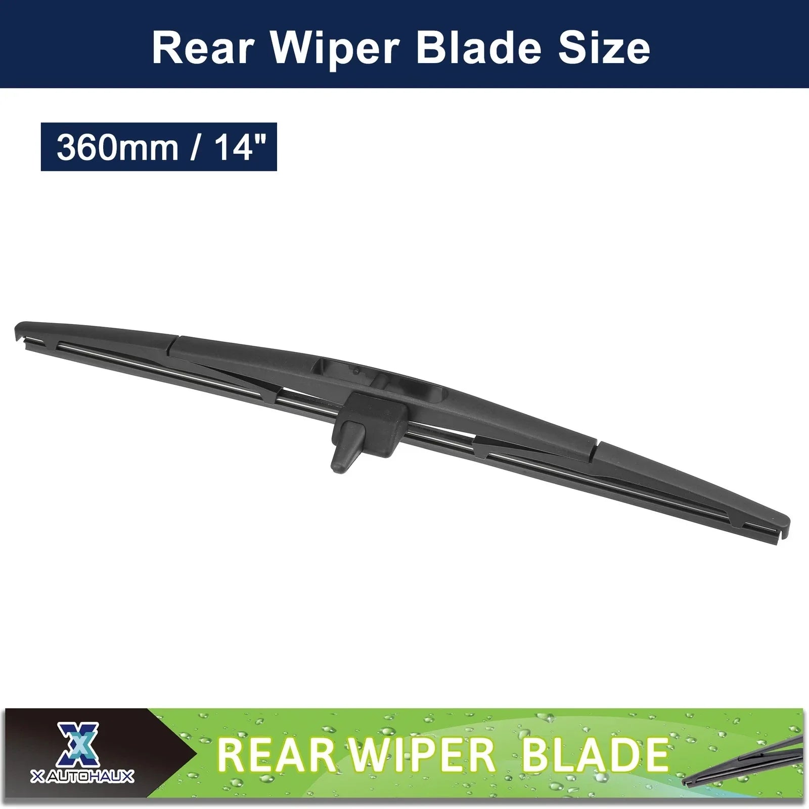 2 x Auto Rear Windshield Wiper Blades for Honda Pilot (2009-2015)