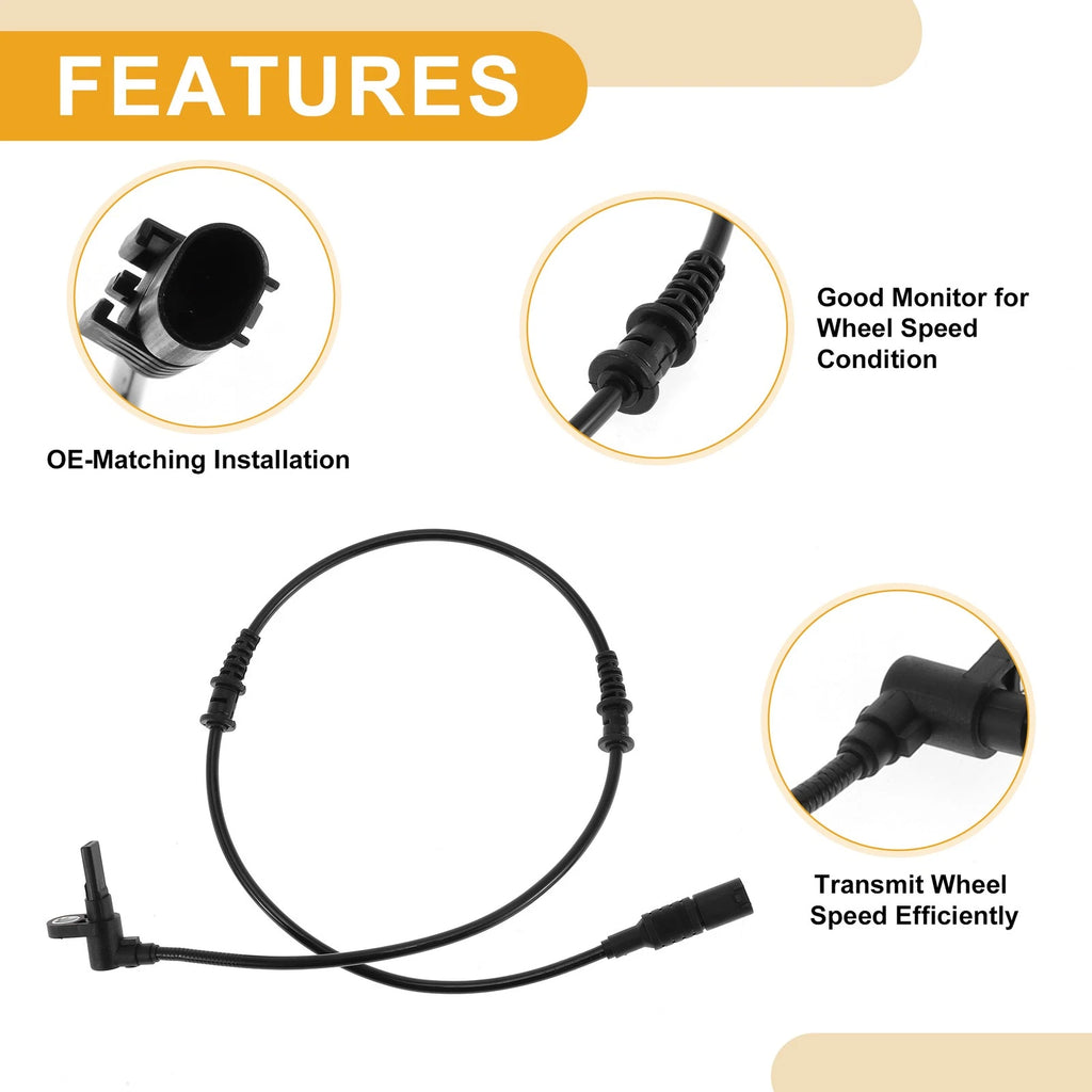 ABS Wheel Speed Sensor No. 9065400417 for Mercedes-Benz Sprinter 2500 (2007–2018)
