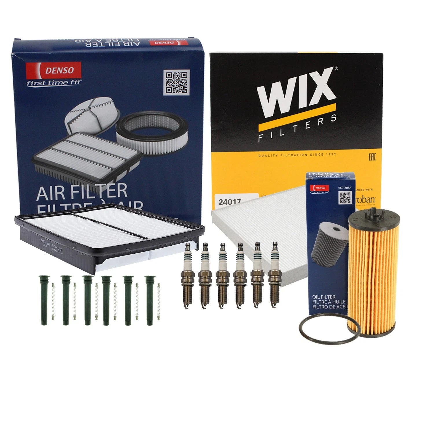 Tune Up Kit with NGK 6 Spark Plugs & Boots for Durango Grand Cherokee (2011–2020)