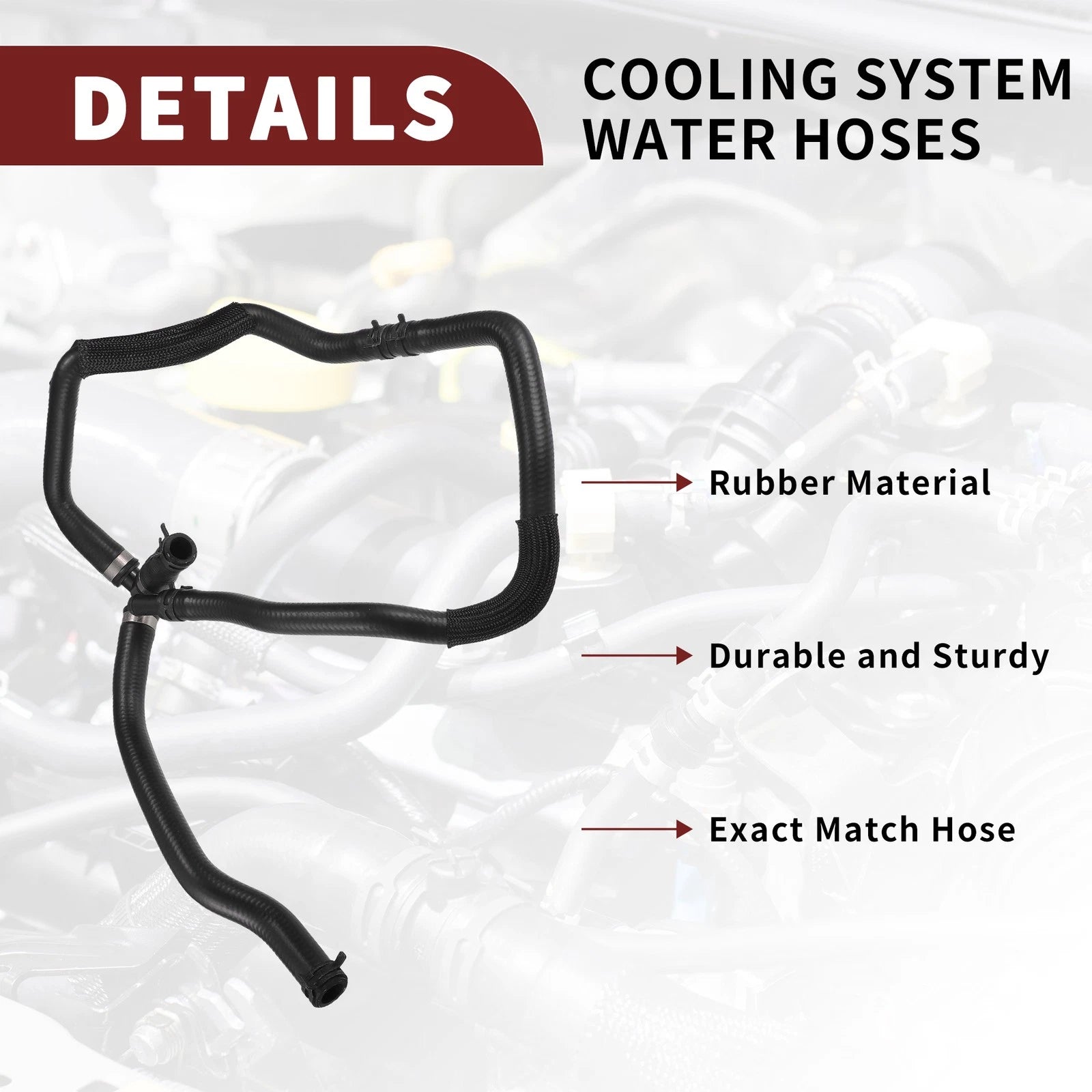 Heater Hose for Ford Fusion, Lincoln MKZ (2013–2016) No.DG9Z18472V