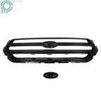 Front Upper Bumper Grille for Ford Escape (2017-2019) Glossy Black