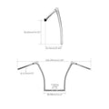 14.5" Rise Ape Hanger Handlebar for Harley Road Glide FLTR FLTRX (2015–2023)
