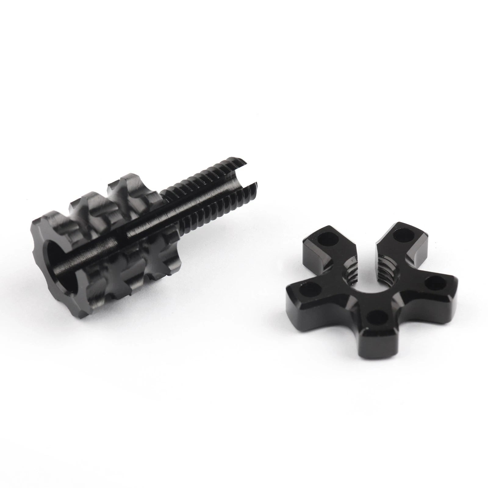CNC Clutch Cable Adjuster Screw for Motorcycle (8mm Thread) Black