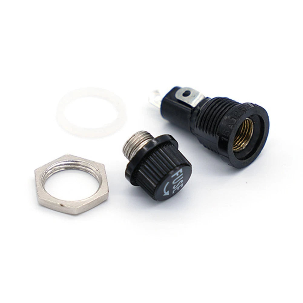Fuse Holder 10A 250V for Glass Fuses 5x20mm or 6x30mm