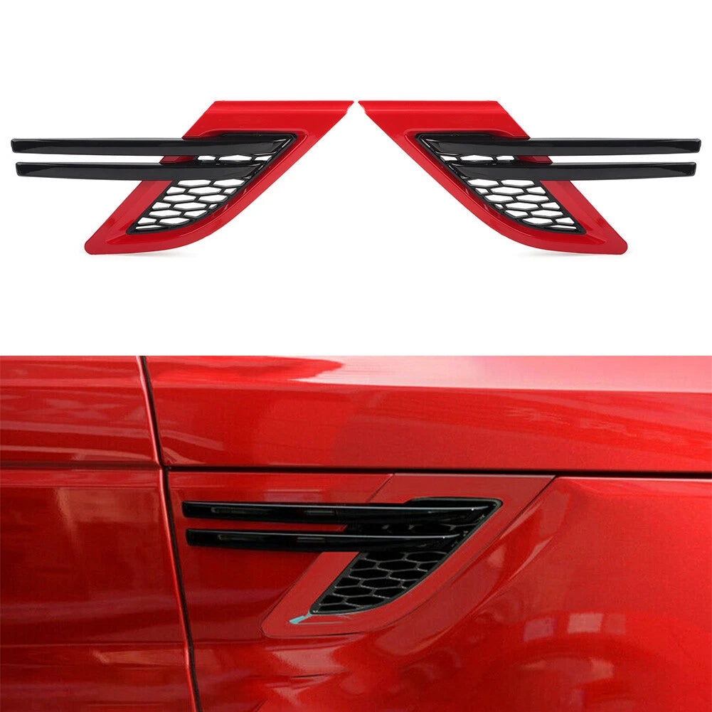 Red Side Fender Mesh Grille for Land Rover Range Rover Sport (2014–2017) GZ