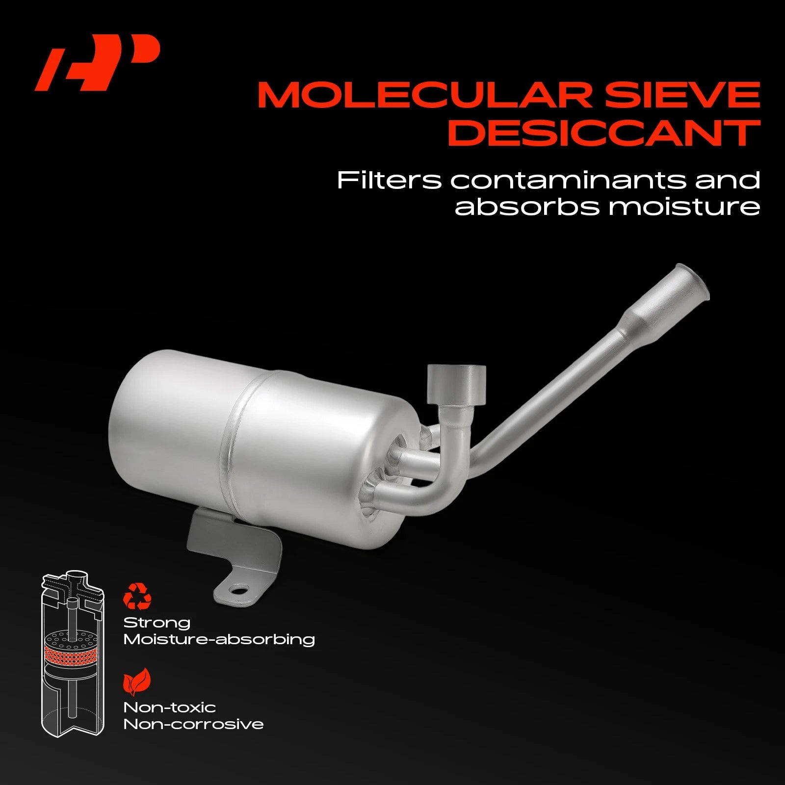 A/C Receiver Drier for Ford Focus (2000-2003) Silver