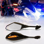 LED Turn Signal Side Mirrors for Honda CBR600RR 1000RR 500R 300R 250R