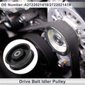 Drive Belt Idler Pulley for Mercedes-Benz W463 (2009–2014) No.A2722021419 Black