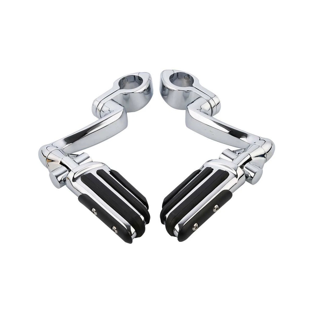 1 1/4" Engine Guards Highway Footpegs for Harley Touring