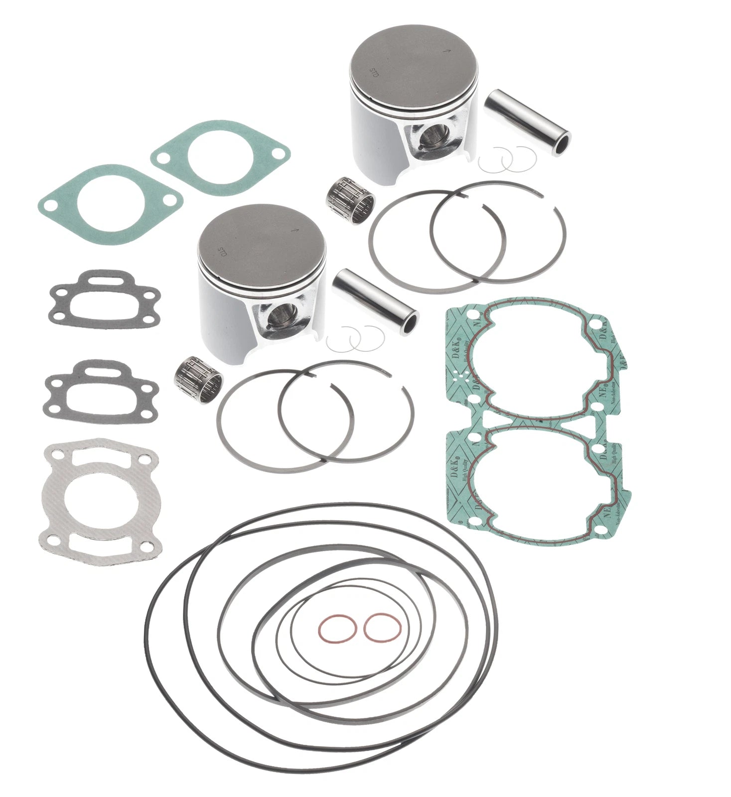 Top End Rebuild Piston Gasket Kit for SeaDoo GS GSI GTI GTS HX SPI (717 720)
