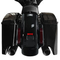 Vivid Black LED Rear Fender System for Harley Touring Road Glide (2014–2024)