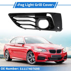 1 Pc Car Front Left Fog Light Grill for BMW 2 Series (2017-2020)