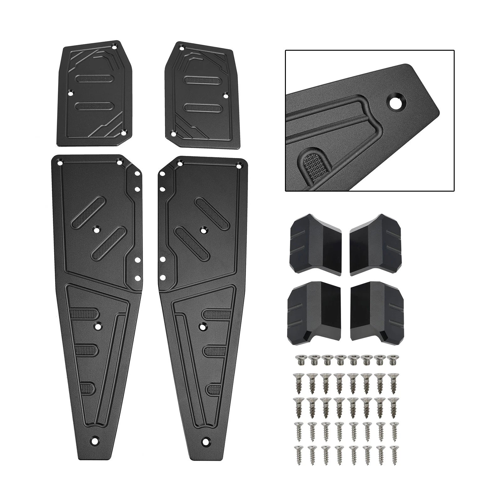 Footboard Foot Rest Pad Peg Pedal Plate for Aprilia SR GT200 SR GT125 (2022–2023)