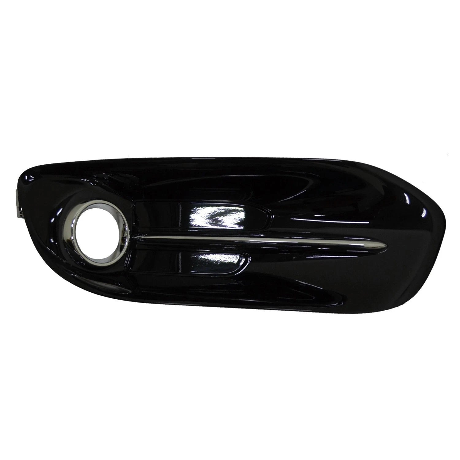 Fog Light Bezel Driver Side Replacement Black for Toyota Hilux (2016–2020)