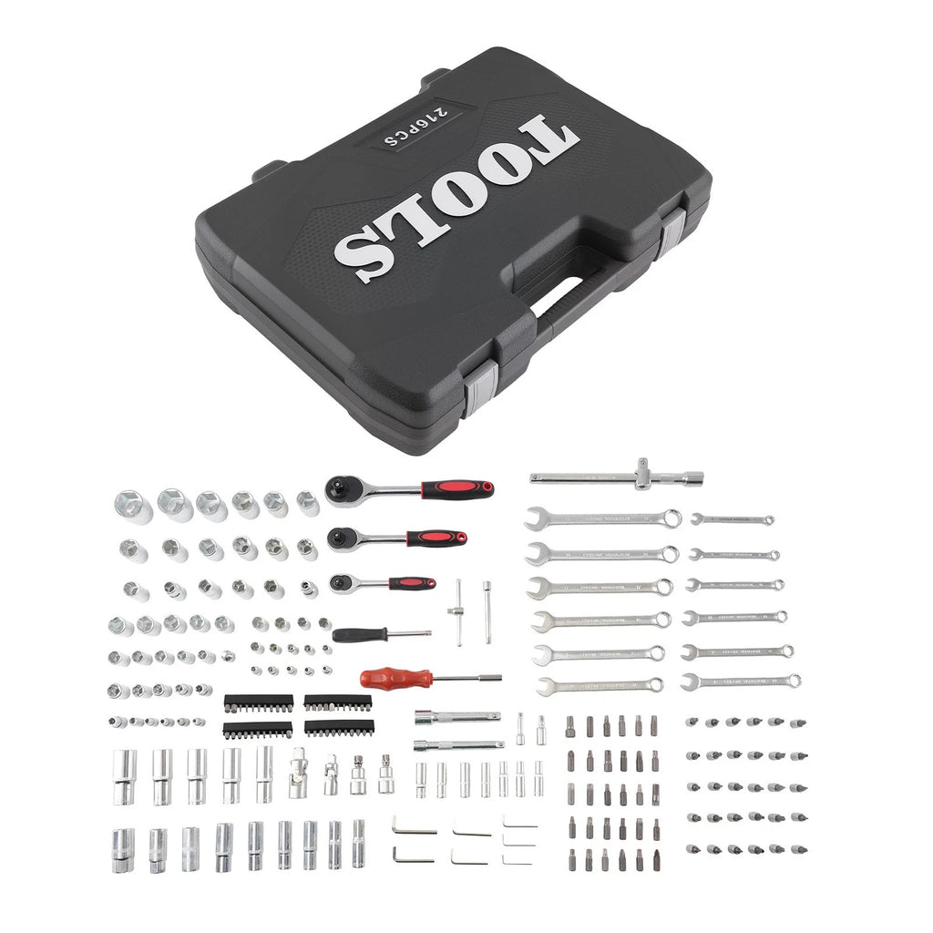 216PCS Ratchet Socket Set for Mechanic Tool Kit