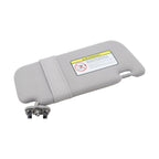 Sun Visor with Mirror Left Driver Side Gray for Toyota Corolla (2009–2013)