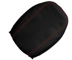 Console Lid Armrest Cover for Lexus CT200H (2011–2016) Carbon Fiber Red Stitch