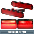 2pcs LED Rear Bumper Reflector Brake Tail Light 8192060051 for Lexus LX470 (1998–2007)
