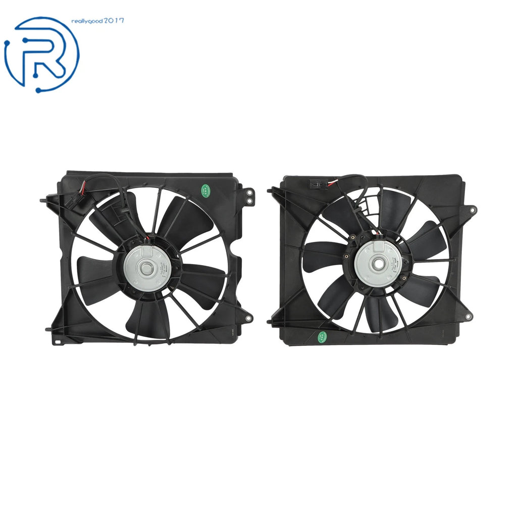 Set of 2 AC Radiator Cooling Fans for Honda Accord (2013–2017) HO3113134 HO3115162