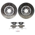 Front Rotors & Bosch Quietcast Ceramic Brake Pads for BMW E90 E92 E93 M3 (2007–2013)
